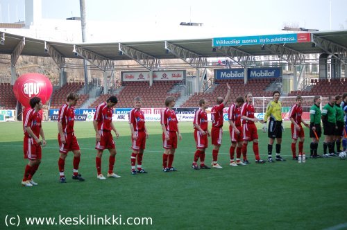 FC Viikingien pelaajat ja tuomarit