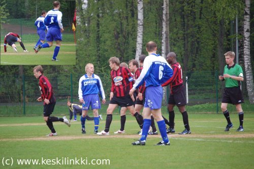 Petteri Kaijasillan ensimm&auml;inen maali