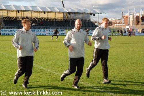 Tony Asumaa, Sami Nyk&auml;nen ja Jan-Peter Aravirta
