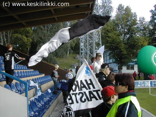 Haka-fanien juhlintaa