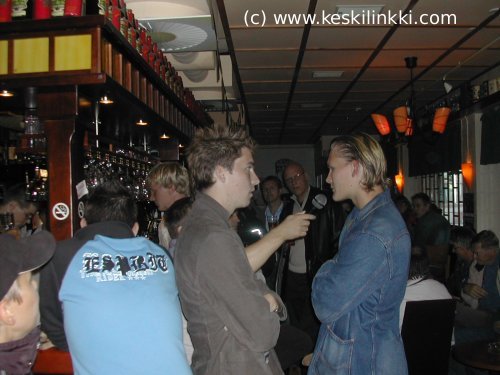 Markus Koljander irkkupubissa