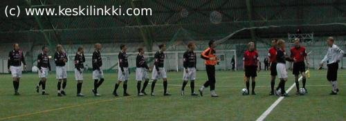 FC Lahden joukkue avauksessa